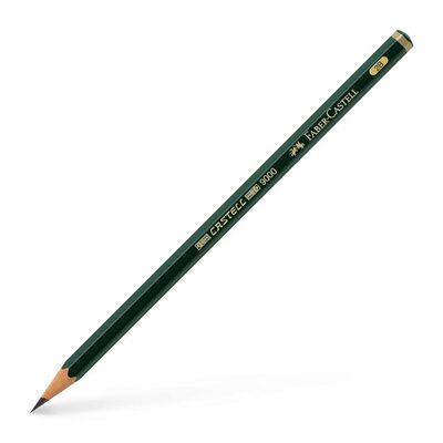 FABER-CASTELL 119002 Bleistift CASTELL 9000 2B