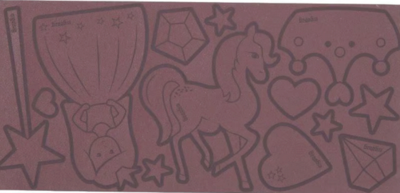 ERGOBAG 00749-40019-10 Reflexie-Sticker Set Prinzessin Sticker