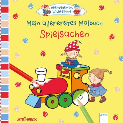 ARENA 3-401-71071-0 Abenteuer im Wichtelland. Mein allererstes Malbuch: Spielsachen