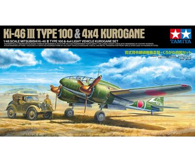 TAMIYA 300025217 1:48 JPN Ki-46-III 100 & Kurogane