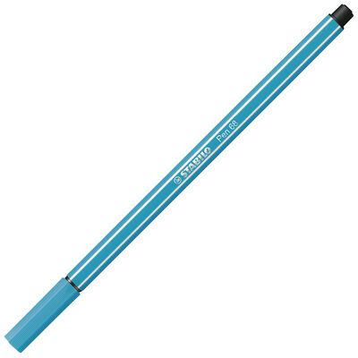 STABILO 68/31 Premium-Filzstift - STABILO Pen 68 - Einzelstift - hellblau