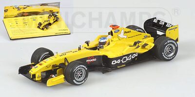 MINICHAMPS® 402040018 1:43 JORDAN FORD EJ14 - NICK HEIDFELD - 'SEASON LIVERIES' TEAM JORDAN 2004