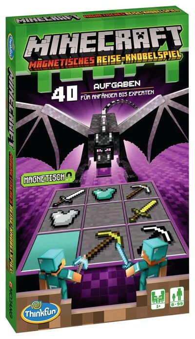THINKFUN 76402 Minecraft - Das Magnetische-Reisespiel