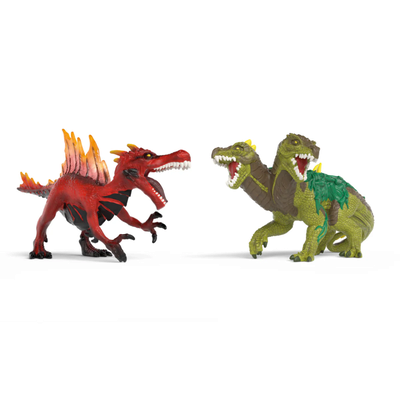 SCHLEICH 70834 ELRADOR® Feuersaurier vs. Dschungelechse