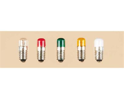 AUHAGEN 55754 1 Lampe mit Schraubsockel opal lose Zylinder E 5,5 16 V 0,05 A