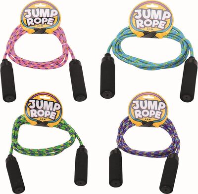 JOHNTOY 29261 Mehrfarbiges Springseil, sortiert