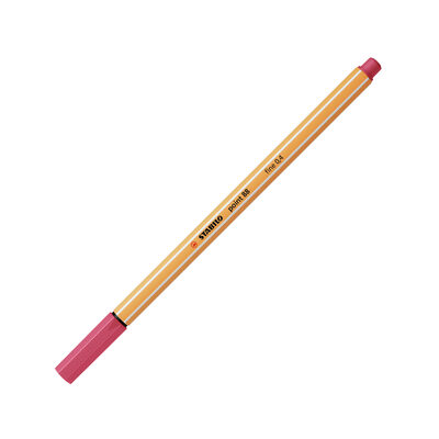 STABILO 88/49 Fineliner - STABILO point 88 - Einzelstift - erdbeerrot