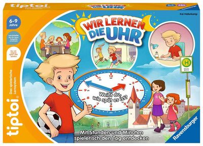 RAVENSBURGER 00126 tiptoi® Lernspiel - Wir lernen die Uhr