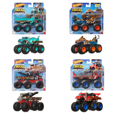 HOT WHEELS HWN86 1:64 Hot Wheels Monster Trucks Big Rigs, sortiert
