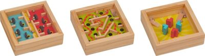 DIE SPIEGELBURG 21144 Holz-Geduldsspiel - Bunte Geschenke, sortiert