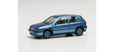 HERPA 034074-002 1:87 VW Golf III VR6 blaumetallic, Felgen blau