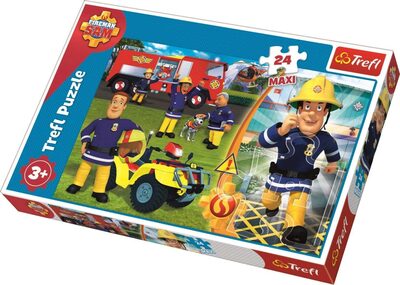 TREFL 14290 Puzzle 24 Teile Maxi Feuerwehrmann Sam