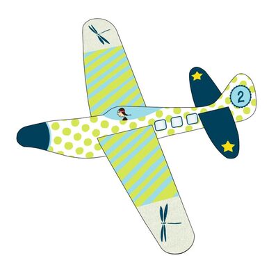 DIE SPIEGELBURG 21760 Flotte Flieger Bunte Geschenke, sortiert
