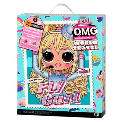 MGA 579168EUC L.O.L. Surprise OMG Travel Doll- Fly Gurl