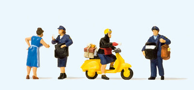 PREISER 10610 H0 Deutsche Bundespost. Motorroller
