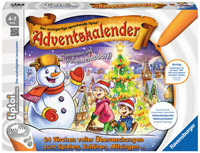 RAVENSBURGER 000778 tiptoi® Adventskalender - das Weihnachtsdorf