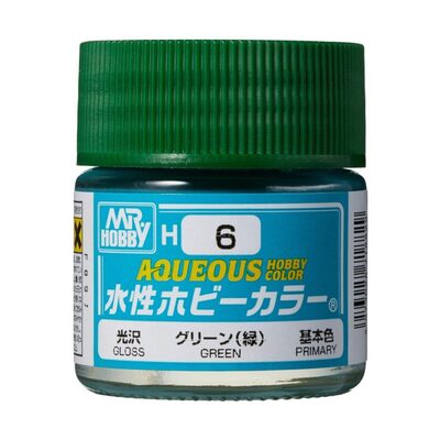 MR. HOBBY H-006 Aqueous Hobby Colors (10 ml) Green