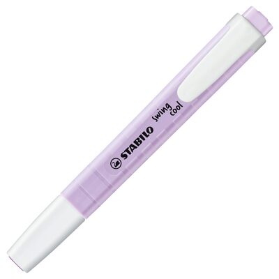 STABILO 275/155-8 Textmarker - STABILO swing cool Pastel Edition - Einzelstift - Schimmer von Lila