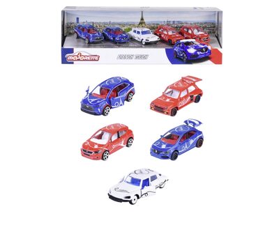 MAJORETTE 212055012 French Touch 5 Premium Spielzeugautos aus Metall