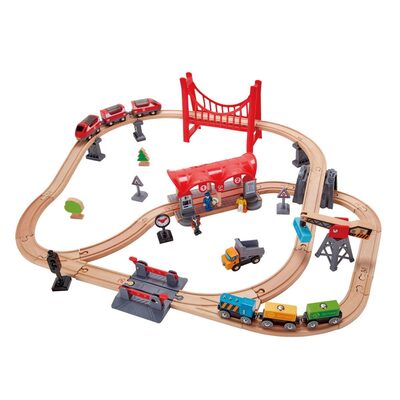 HAPE E3730 Eisenbahn-Set 'Verkehrsreiche Stadt'