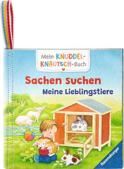 RAVENSBURGER 42101 Mein Knuddel-Knautsch-Buch: Sachen suchen. Meine Lieblingstiere