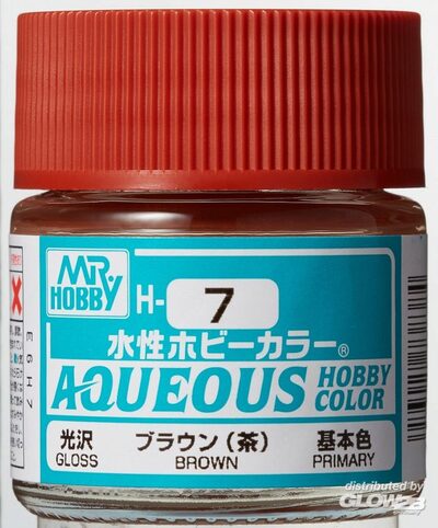 MR HOBBY - GUNZE H-007 Mr Hobby -Gunze Aqueous Hobby Colors (10 ml) Brown [30