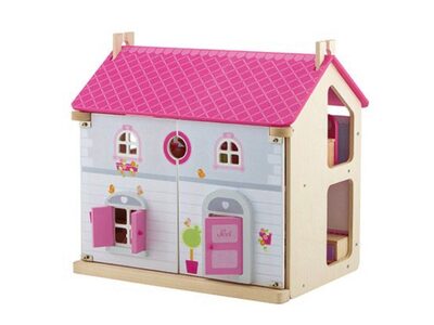 SEVI 83045 Puppenhaus aus Holz 47 x 42 x 30 cm