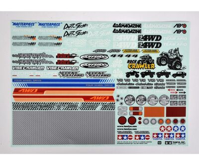TAMIYA 300054630 TAMIYA Dekorbogen Off-Road