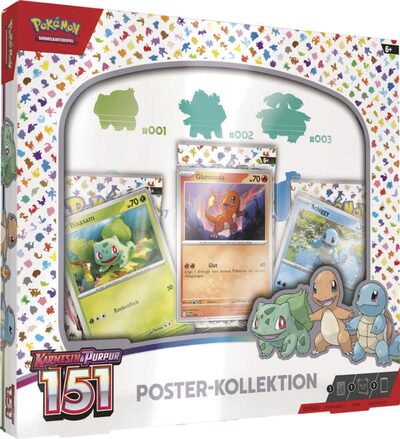 POKEMON 45557 PKM Pokémon KP03.5 Karmesin & Purpur Poster Box