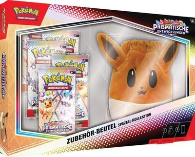 POKEMON 10603 PKM Pokémon KP08.5 Spezial-Kollektion Karmesin & Purpur – Prismatische Entwicklungen: Zubehör-Beutel
