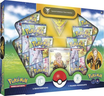 POKEMON 54035 PKM Pokémon GO Spezial Kollektion Team Intuition oder Wagemut oder Weisheit, sortiert