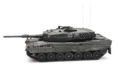 ARTITEC 6870108 H0 Leopard 2A4 Gelboliv Bundeswehr Resin Fertigmodell
