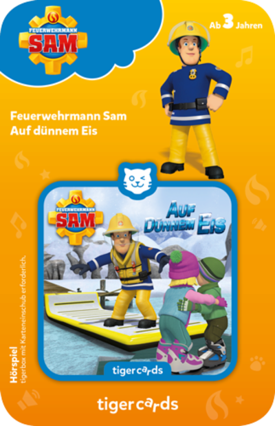 TIGER MEDIA 4156 tigercard - Feuerwehrmann Sam - Auf dünnem Eis