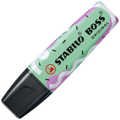 STABILO 70/116-101 Textmarker - STABILO BOSS ORIGINAL Pastel by Ju Schnee - Einzelstift - Hauch von Minzgrün