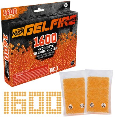HASBRO F8681156 Nerf Pro Gelfire Nachfüllpack (1600 Kugeln)