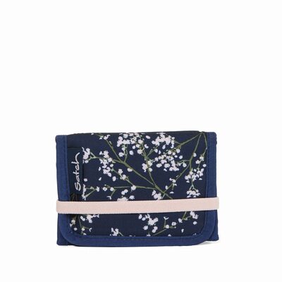 SATCH SAT-WAL-001-9AG satch Wallet Bloomy Breeze dark blue, rose, white