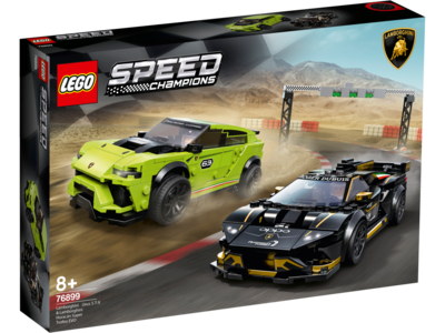 LEGO® Speed Champions 76899 Lamborghini Urus ST-X & Lamborghini Huracán Super Trofeo EVO