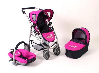 CHIC 2000 637 12 Kombi 3-in-1-Puppenwagen Emotion All in