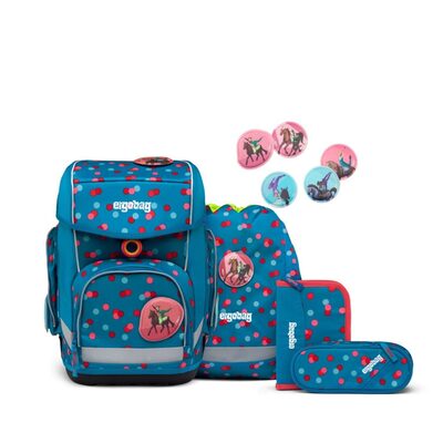 ERGOBAG 00649-90201-10 cubo Schulranzen-Set VoltiBär, 5-teilig