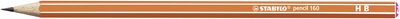 STABILO 160/03-HB Bleistift - STABILO pencil 160 in orange - Einzelstift - Härtegrad HB