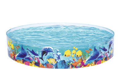 BESTWAY 55031 Planschbecken Fill 'N Fun Odyssey Pool, 244 x 46 cm
