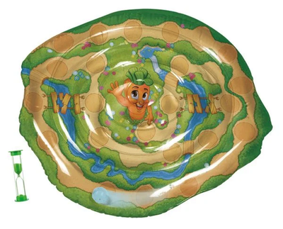 HAPPY PEOPLE 16693 Kinder-Luftmatratze “Lotti Karotti Labyrinth', 35 x 6 x 45 cm