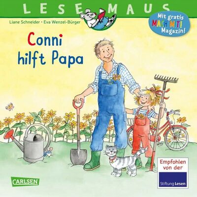 CARLSEN 9783551081919 LESEMAUS 191: Conni hilft Papa