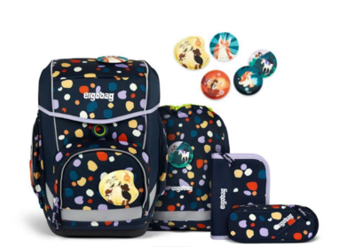 ERGOBAG 01036-90277-10 cubo Schulranzen-Set Bärnsteinhöhle, 5-teilig