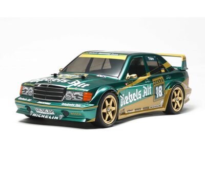 TAMIYA 300058638 1:10 RC Mercedes-Benz 190E Diebels Alt Zakspeed (TT-01E)
