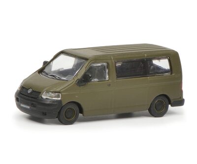 SCHUCO 452642600 1:87 VW T5 Bus 'Bundeswehr'
