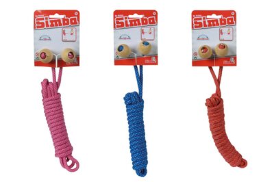 SIMBA 107300443 Doppel-Springseil, 3-fach sortiert