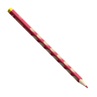 STABILO 331/325-6 Ergonomischer Buntstift für Linkshänder - STABILO EASYcolors - Einzelstift - karminrot dunkel