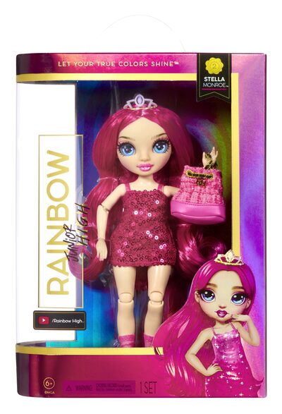 MGA 583004EUC Rainbow High Junior High Doll S2- Stella Monroe