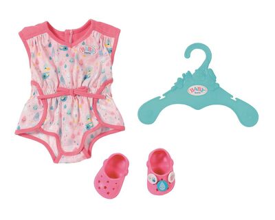 ZAPF 824634 BABY born® Shorty Pyjama mit Clogs